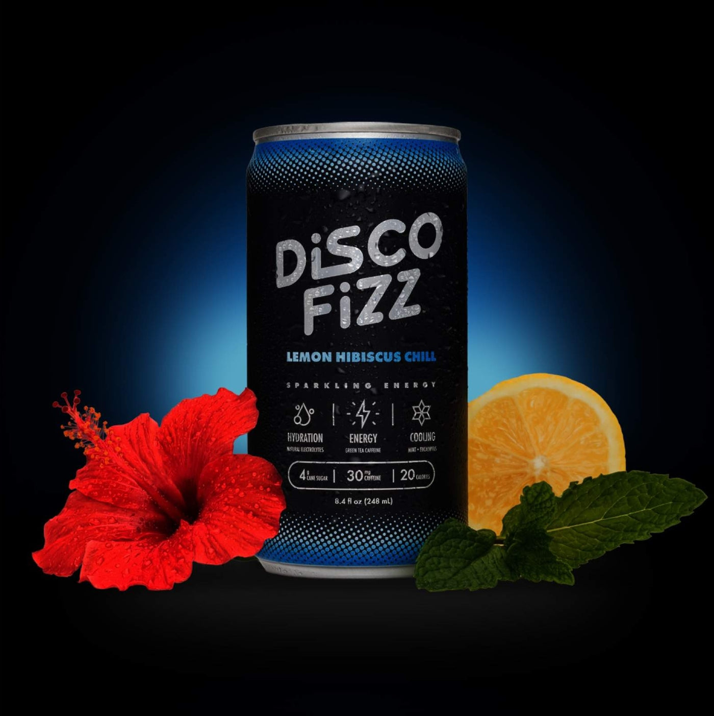 Disco Fizz Lemon Hibiscus Chill - 4pk